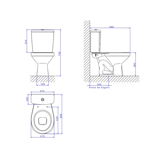 Kit Vaso Sanitário Com Caixa Acoplada E Acessórios Aspen Branco Deca - Imagem principal - caa980e8-9707-457c-8080-4cf4f1294be5