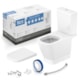 Kit Vaso Sanitário Com Caixa Acoplada E Acessórios Gap Branco Roca - 6a120b3d-d187-4cac-b0aa-ccf035b06067