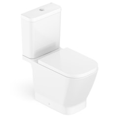 Kit Vaso Sanitário Com Caixa Acoplada E Acessórios Gap Branco Roca