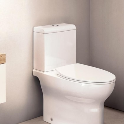 Kit Vaso Sanitário Com Caixa Acoplada E Acessórios Lóggica Branco Docol