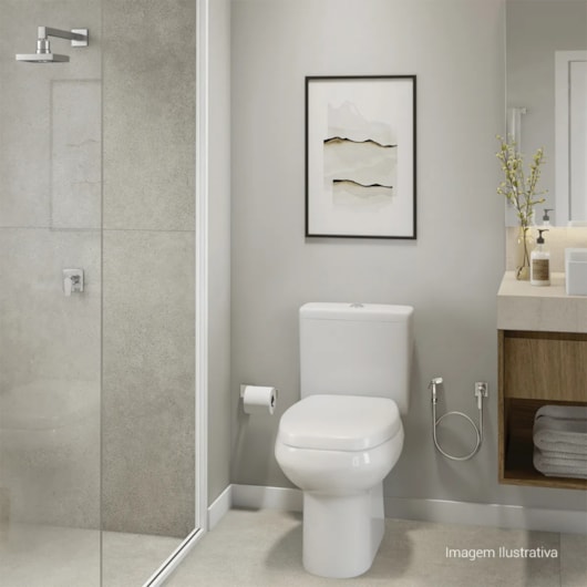 Kit Vaso Sanitário Com Caixa Acoplada E Acessórios Monte Carlo Branco Deca - Imagem principal - 604628bd-4af9-4112-9d72-33b6289d12ff