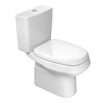 Kit Vaso Sanitário Com Caixa Acoplada E Acessórios Monte Carlo Branco Deca