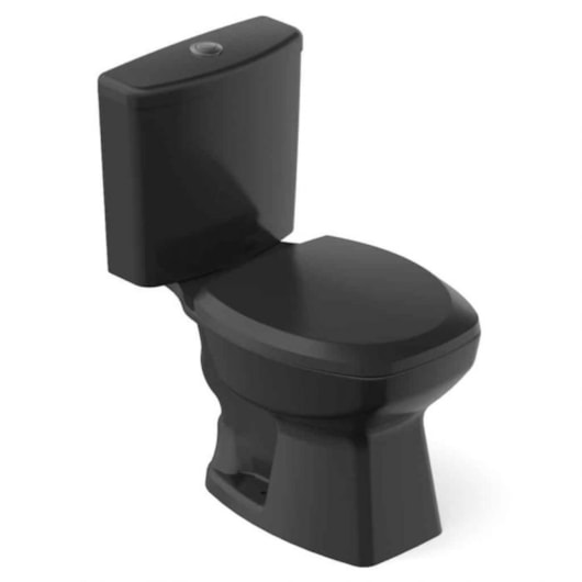 Kit Vaso Sanitário Com Caixa Acoplada E Acessórios Thema Preto Incepa - Imagem principal - dd5a0f6a-c2b1-4538-b7f5-1f0640e157ad