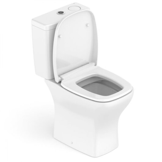 Kit Vaso Sanitário Com Caixa Acoplada E Assento PP SoftClose VIP Branco Brilhante Celite - Imagem principal - 7717c893-3b40-473f-862d-b965f7011c05