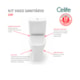 Kit Vaso Sanitário Com Caixa Acoplada E Assento PP SoftClose VIP Branco Brilhante Celite - 86c8973e-b320-4490-9ff0-3ab4d9a43e7b