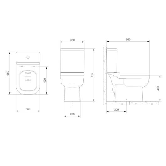 Kit Vaso Sanitário Com Caixa Acoplada E Complemento De Instalação Elite Stone Celite - Imagem principal - 793e3b2f-029c-4995-b3df-c5afb1b198a2