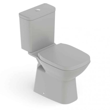Kit Vaso Sanitário Com Caixa Acoplada E Itens de Instalação Debba Comfort Stone Roca