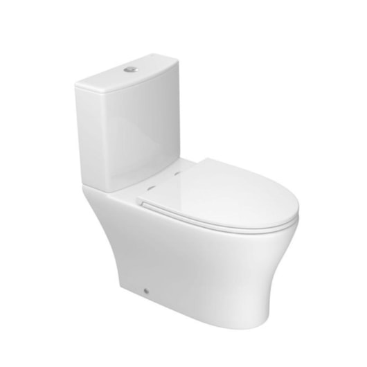 Kit Vaso Sanitário Com Caixa Acoplada E itens De Instalação Level Total Clean Branco Deca - Imagem principal - 14505b59-a05f-4925-9034-78cebc652661