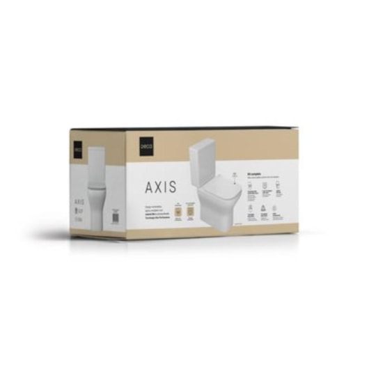 Kit Vaso Sanitário Com Caixa Acoplada E Itens Para Instalação Axis Branco Deca - Imagem principal - 9ced0b80-c305-4707-9e3c-1430a7469f6f