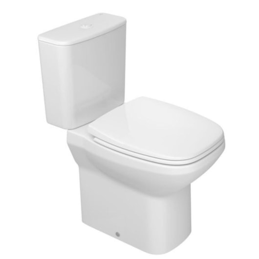 Kit Vaso Sanitário Com Caixa Acoplada Monocromáticos Flex Branco Deca - Imagem principal - d1bdf536-5168-4489-ae62-6c1ff5809217
