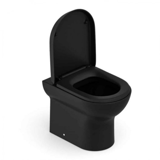 Kit Vaso Sanitário Convencional Acessórios De Instalação E Assento Termofixo Nexo Matte Black Roca - Imagem principal - e9fcae90-e874-40b5-8cc5-88f32ce527d9