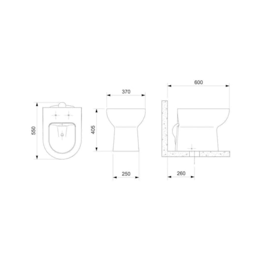 Kit Vaso Sanitário Convencional Com Acessórios De Instalação E Assento Sanitário Pp Soft Close Smart Pergamon Celite - Imagem principal - 3548a849-f2f5-4564-a95f-398b9caa806e