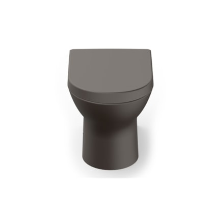 Kit Vaso Sanitário Convencional Com Acessórios De Instalação E Assento Termofixo Nexo Café Roca