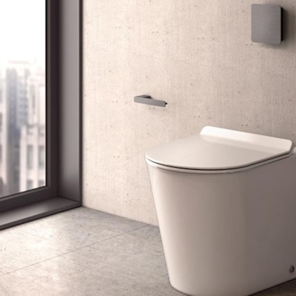 Kit Vaso Sanitário Convencional Com Assento E Acessórios Para Instalação Liss Branco Docol