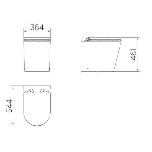 Kit Vaso Sanitário Convencional Com Assento E Acessórios Para Instalação Liss Branco Docol - Imagem principal - 1a4caab7-4b20-4623-9270-0b061f106d53