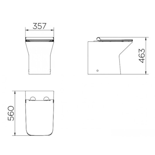 Kit Vaso Sanitário Convencional Com Assento E Acessórios Stillo Branco Docol - Imagem principal - a10817ff-4f0d-40a4-8949-9f4d9317ab79