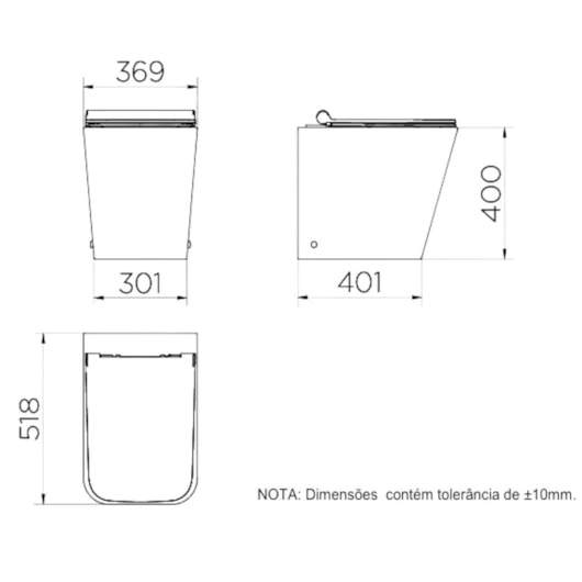 Kit Vaso Sanitário Convencional Com Assento E Acessórios Vougan Branco Docol - Imagem principal - f6a76e67-c9cd-4200-aeca-462acfc18652