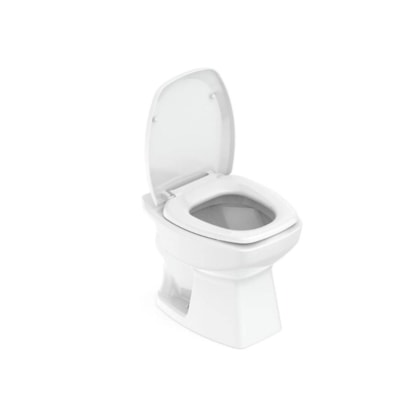 Kit Vaso Sanitário Convencional Com Assento Em Polipropileno E Itens De Instalação Thema Branco Incepa