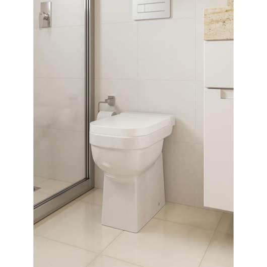 Kit Vaso Sanitário Convencional Com Assento SoftClose PP E  Itens De Instalação  Elite Branco Celite - Imagem principal - 4aaa7e82-8db1-475f-80dc-658f189b7c21