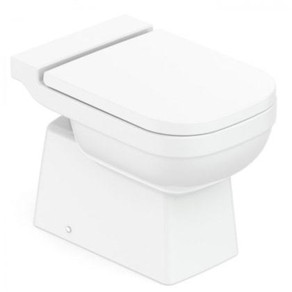 Kit Vaso Sanitário Convencional Com Assento SoftClose PP E  Itens De Instalação  Elite Branco Celite