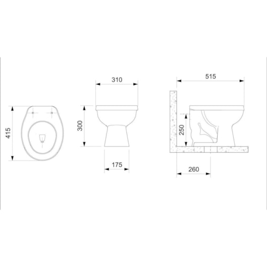 Kit Vaso Sanitário Convencional Itens de Instalaçao E Assento Pp Kids In Branco Incepa - Imagem principal - f8aeb3c5-5cb5-440a-9fdc-e7b8e468f82a