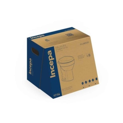 Kit Vaso Sanitário Convencional Itens de Instalação Flamingo Branco Incepa