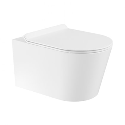 Kit Vaso Sanitário Convencional Suspenso e Itens de Instalação Liss Branco Docol