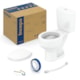 Kit Vaso Sanitário De Acessibilidade Com Caixa Acoplada E Acessórios De Instalaçao Acesso Confort In Branco Incepa - 7421d8bb-4c44-4b37-8ba9-8531939ae34b