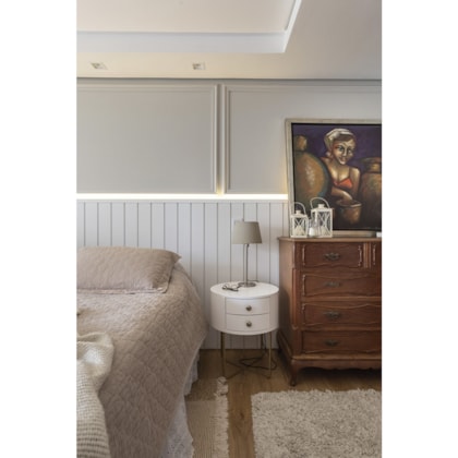 Lambri De Poliestireno Santa Luzia 656 Branco 2,8m