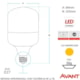 Lâmpada De Led Bulbo HP E27 3000K Bivolt 20W Avant - 27126de0-7340-48f0-bbaf-79fa4515596f