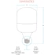 Lâmpada De Led Bulbo HP E27 6500K Bivolt 50W Avant - b68ebfe3-bb9c-4f86-affd-80d488fe862d