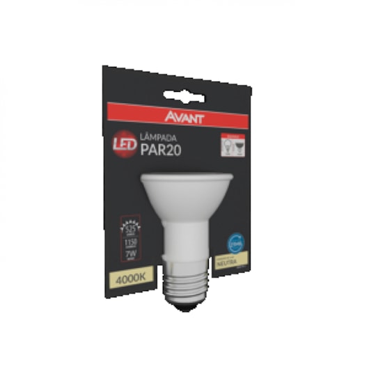 Lâmpada De Led Par20 Luz Neutra 7W 4000K Bivolt Avant - Imagem principal - 5b7f28f6-fc20-4a34-8bd2-6a31d988fcea