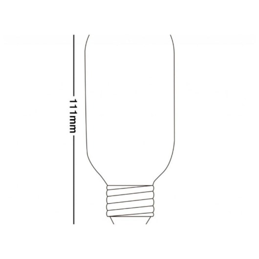 Lâmpada Filamento De Carbono T45 40W 127V Taschibra - Imagem principal - f25ec9e6-7137-431c-ab9f-76c8fea55bb7