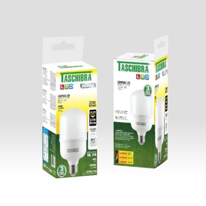 Lâmpada High Led TKL 110 6500K E27 17032 Taschibra 20W