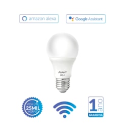 Lâmpada Inteligente LED Smart Wi-Fi Bulbo Pera NEO 10W Luz Dimerizável Amarela-Branca Base E27 Bivolt Avant