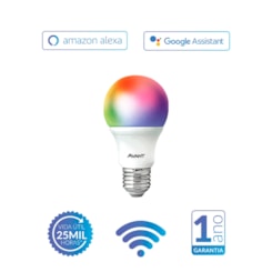 Lâmpada Inteligente LED Smart Wi-Fi Bulbo Pera NEO 10W Luz Dimerizável Amarela-Branca-RGB Base E27 Bivolt Avant