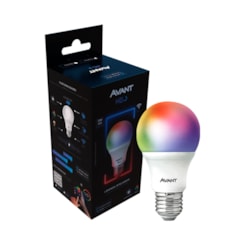 Lâmpada Inteligente LED Smart Wi-Fi Bulbo Pera NEO 10W Luz Dimerizável Amarela-Branca-RGB Base E27 Bivolt Avant