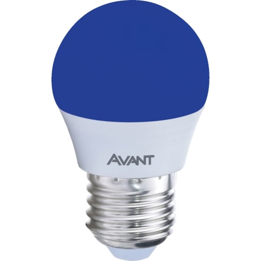 Lampada LED Bolinha 4W Luz Azul Base E27 Bivolt Avant - Imagem principal - dd96ce00-ce25-4fcc-b133-b18e2c608401