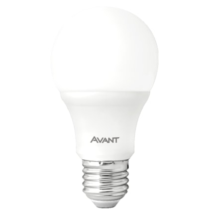 Lampada LED Bulbo Pera 9W Luz Branca 6500K Base E27 Bivolt Avant