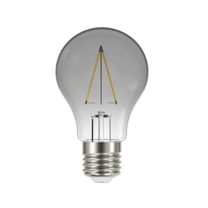 Lâmpada Led Filamento Vintage A60 Fumê Taschibra Autovolt