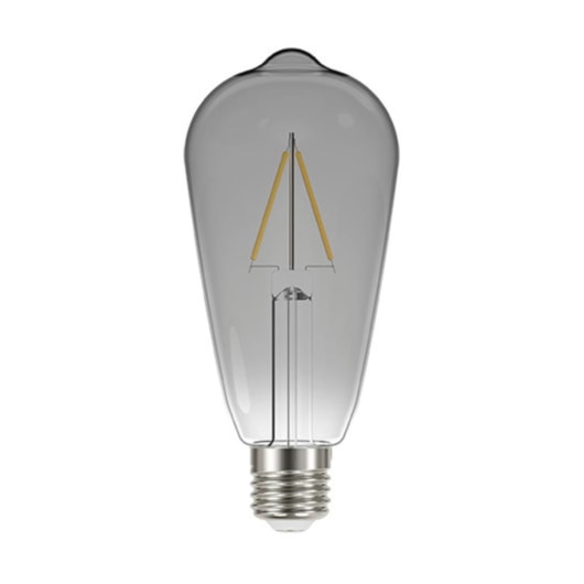 Lâmpada Led Filamento Vintage St64 Fumê Taschibra Autovolt - Imagem principal - b9cfc83d-a667-467e-8c50-060729761b42