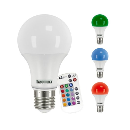 Lâmpada Led Tkl Rgb Ir Taschibra 9W - Imagem principal - 32d5449c-b280-43e9-96a5-9e3892dcd616