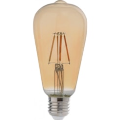 Lâmpada Pêra Retro St64 Emissão De Luz Âmbar Bivolt Avant 4w 2200k