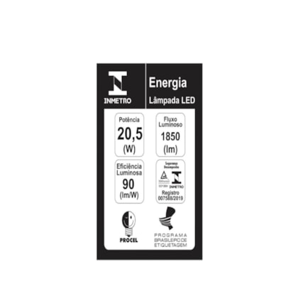 Lâmpada Tubo Led T83000K 16468 Taschibra 120cm 20,5W