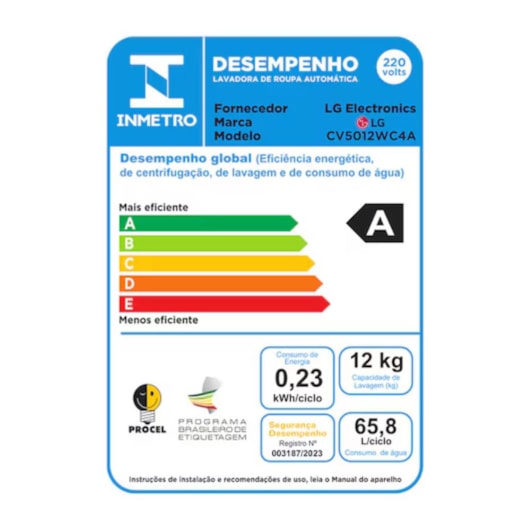 Lava e Seca Smart BR IA LG 12kg - Imagem principal - 7bf1d1d7-15f8-4c7b-bb1a-0209fe6a263e