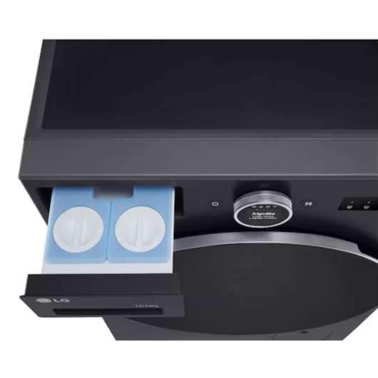 Lava e Seca Smart Com Aidd Black Inox 18Kg 220V Lg - Imagem principal - e1d8161d-a5ad-4e06-88de-7094f5e52c62