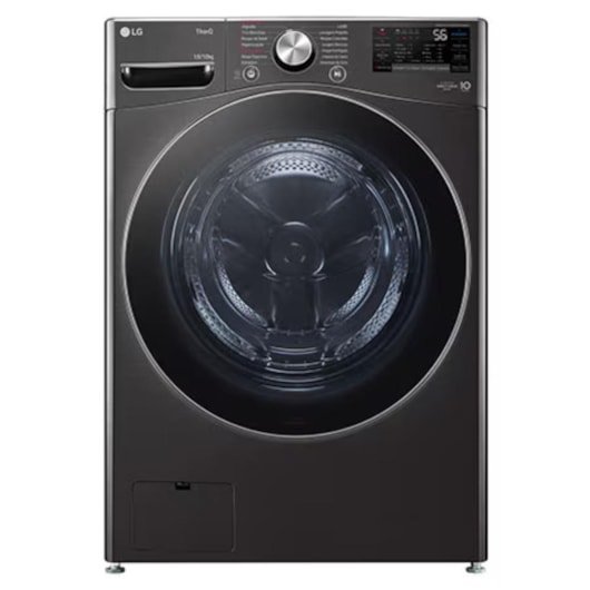 Lava E Seca Smart Ia Black Inox LG 220V 18Kg - Imagem principal - e1ec3799-9402-4eb4-8b87-8f91088ead9e