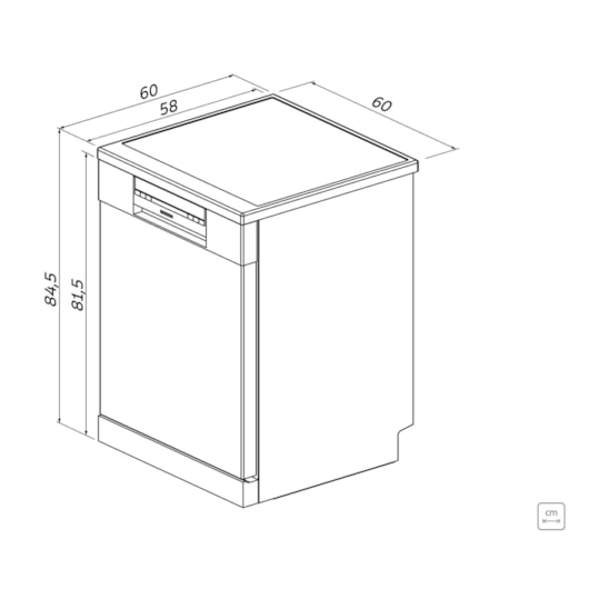 Lava-Louças Inox 14 Serviços SB14X 60 com 6 Programas e 4 Funções 220V Tramontina - Imagem principal - 947de19d-193a-45f9-987a-01efd690fff9