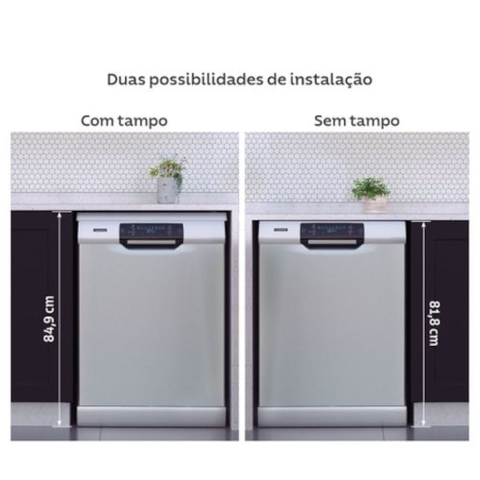 Lava-Louças Inox 15 Serviços com 8 Programas e 6 Funções 220V Tramontina S15X 60 - Imagem principal - 040792d1-a190-4b60-b636-cb8de8b7d701