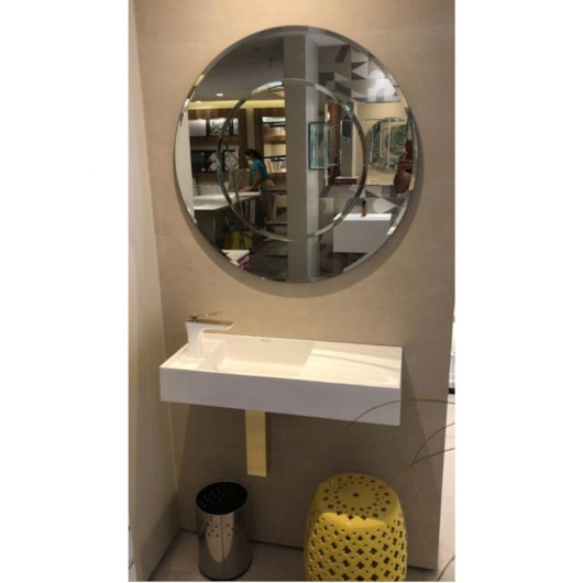 Lavatório Arles E Duramatt Fosco Branco Acetinado Suspenso Sabbia - Imagem principal - a2b82d2b-fc45-45c2-9b22-612cf81b2903